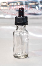 Флакон 20 мл стеклянный с пипеткой e-liquid