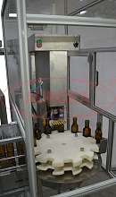 Автомат закаточный для алюминиевых винтовых колпачков под накатку резьбы с транспортером и ориентатором МЗ-В12Л